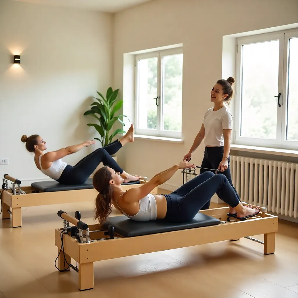 Reformer exercises demonstration